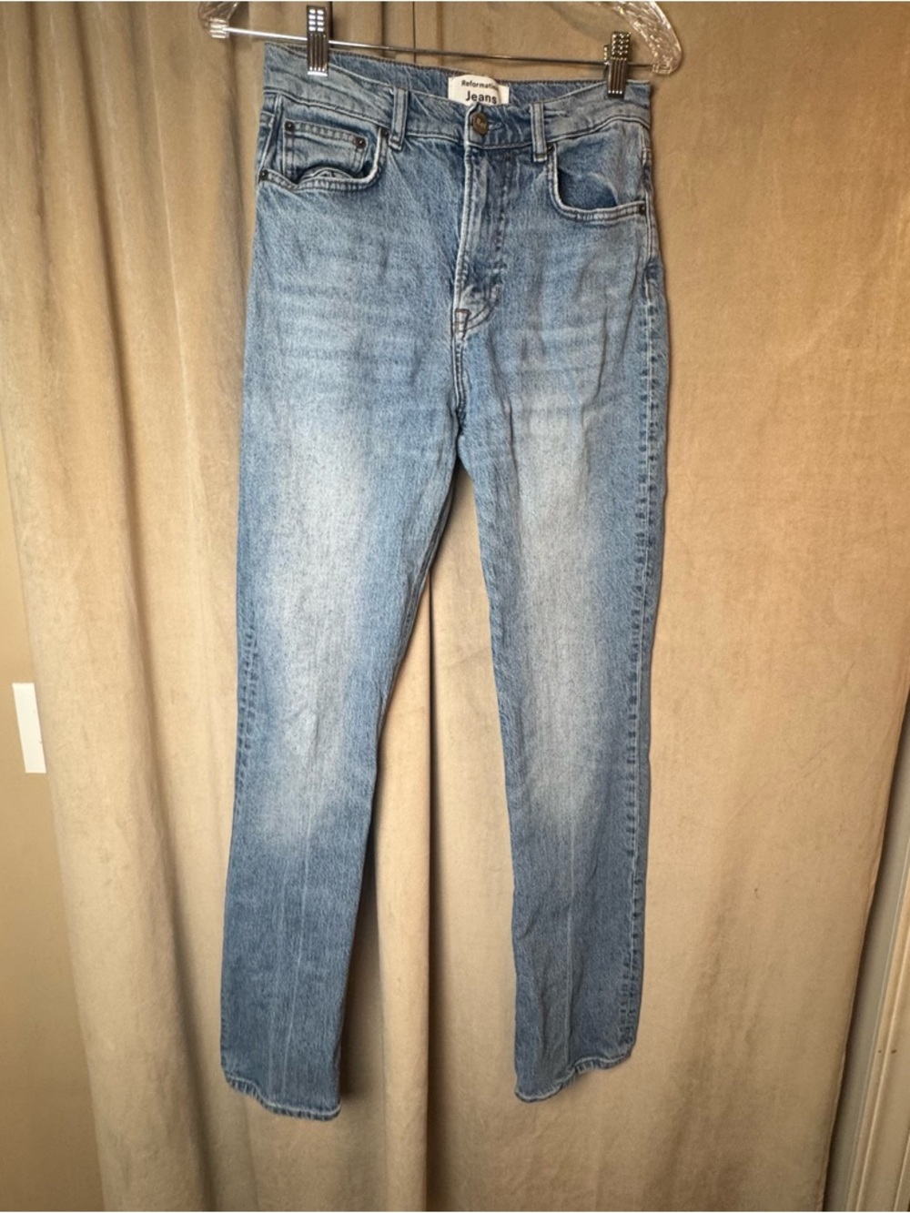 Reformation Peyton High Rise bootcut Bootcut Jeans Malta Wash 27 organic cotton